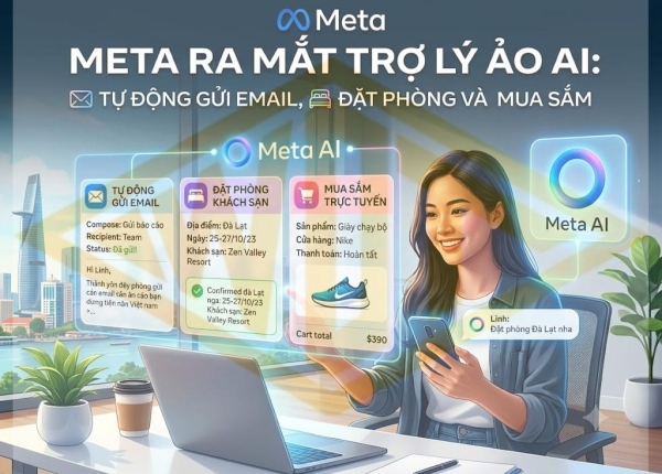 Meta Ra Mắt Trợ Lý Ảo AI: Tự Động Gửi Email, Đặt Phòng Và Mua Sắm